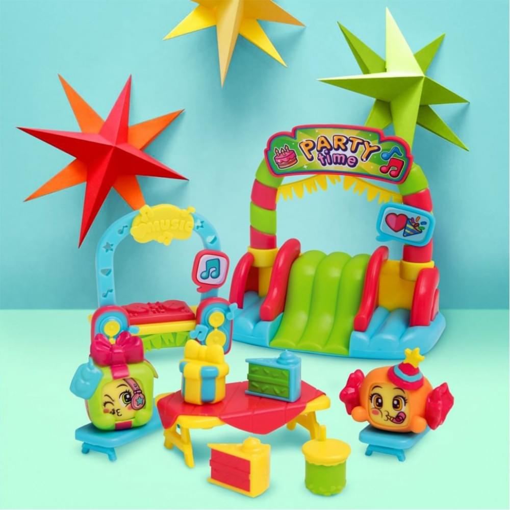 Дитячий ігровий набір "Вечірка" Moji Pops PMPSB216IN40 в асортименті, аксесуари та 2 фігурки