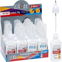 Корректор ручка-пензлик ET197-12 10мл