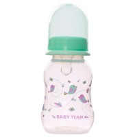 Пляшечка для годування з силіконовою соскою 1111_м'ятний 125 мл