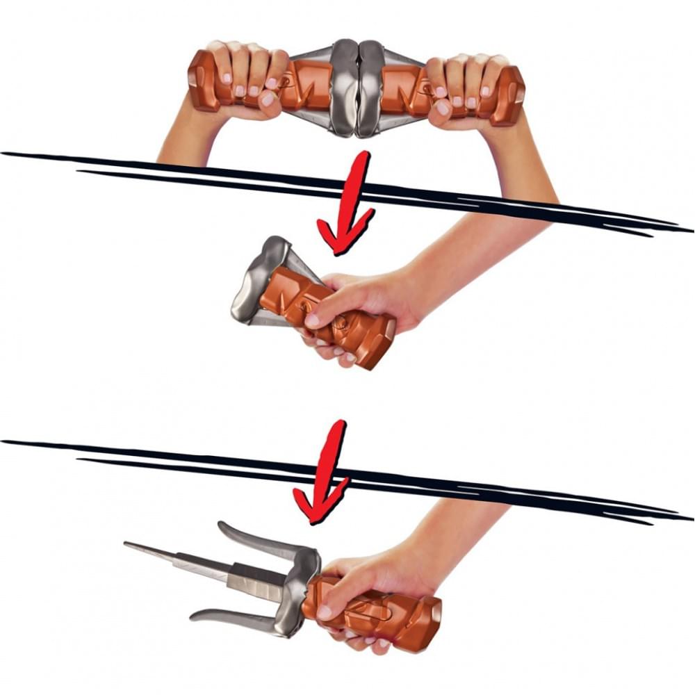 Набір іграшкової зброї Кинджал-сай Рафаеля TMNT 83524 трансформується