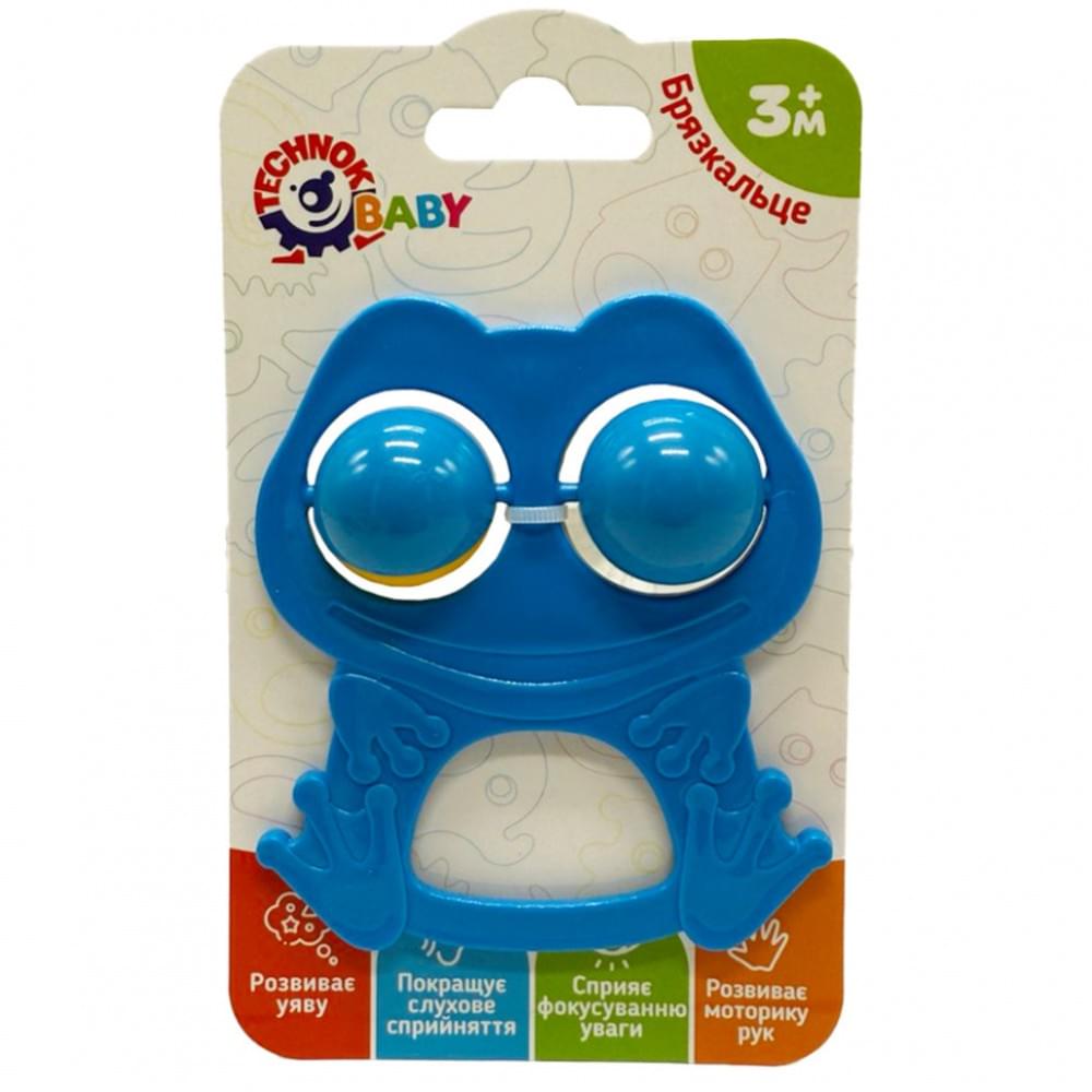 Дитяче брязкальце "Жаба" 9338TXK-7 синій