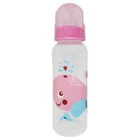 Пляшечка для годування "Кит" MGZ-0206 (Pink) 250 мл