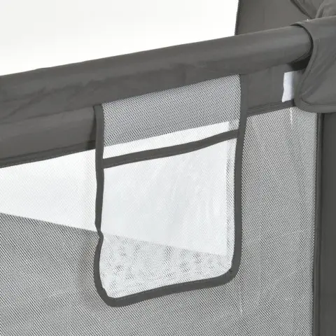 Дитячий манеж MR 1340-G, сірий, з баскетбольним кільцем