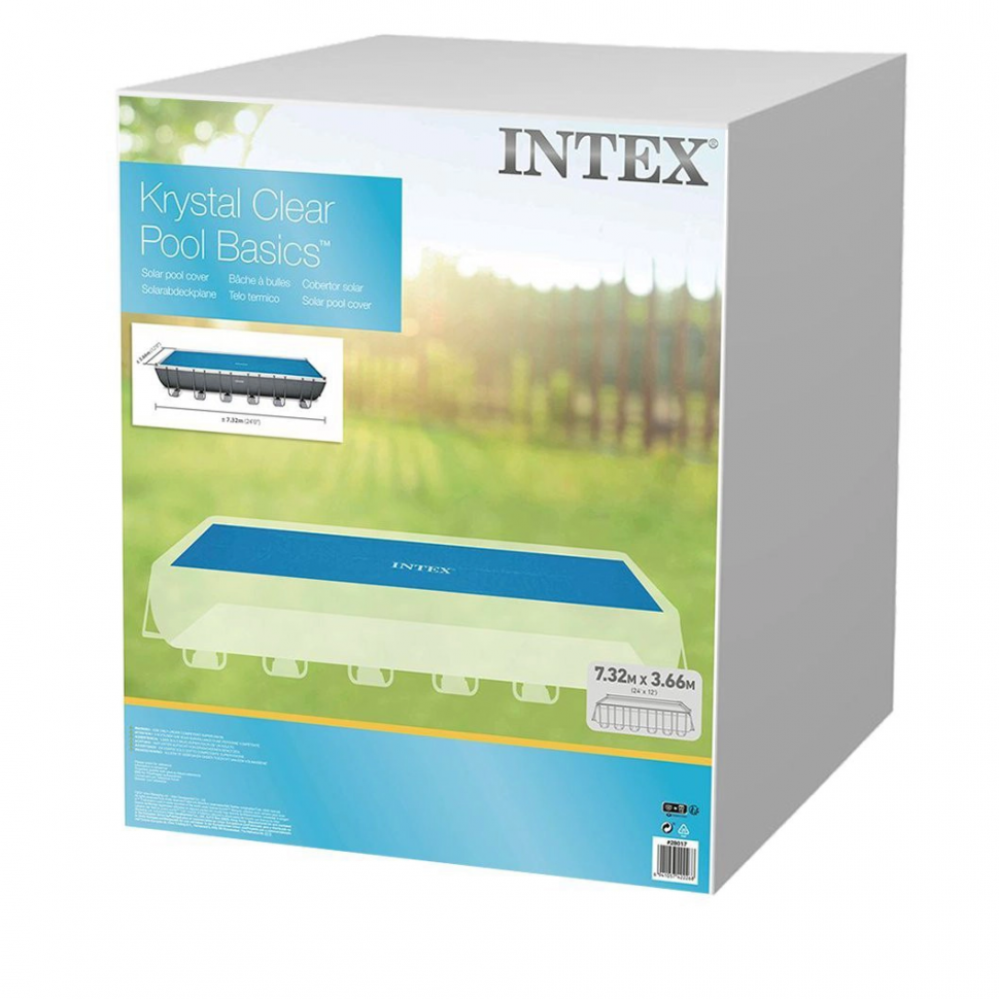 Теплозберігаюче покриття (солярна плівка) для басейну Intex 28017T, 716-346 см