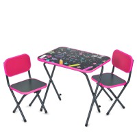 Дитячий Столик Creative Creative Creative малиновий, складаний, стільниця 60 х 40 см