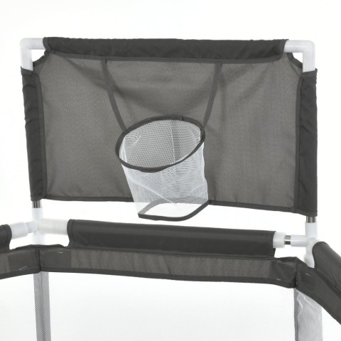 Дитячий манеж MR 1340-G, сірий, з баскетбольним кільцем