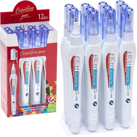 Канцелярський коректор-ручка "Ellott" ET820E 5 мл