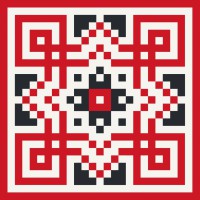 Картина за номерами "Український орнамент" 13040-AC 30х30 см