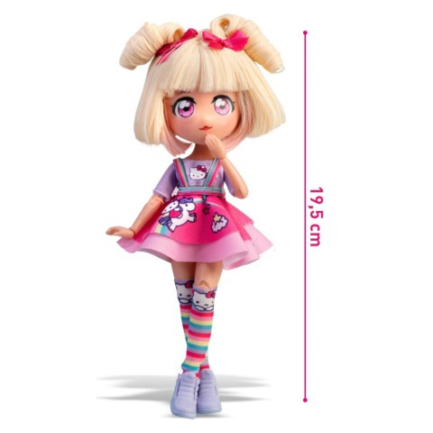 Дитяча лялька "Цукерка Єдиноріг" 4SF Manga Dolls HKTF0400 серії "Hello Kitty"