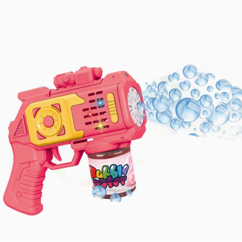 Генератор мильних бульбашок "Бластер" 666-1(Pink) підсвічування