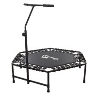 Батут для фітнесу з поручнем MS 3256, 125 см