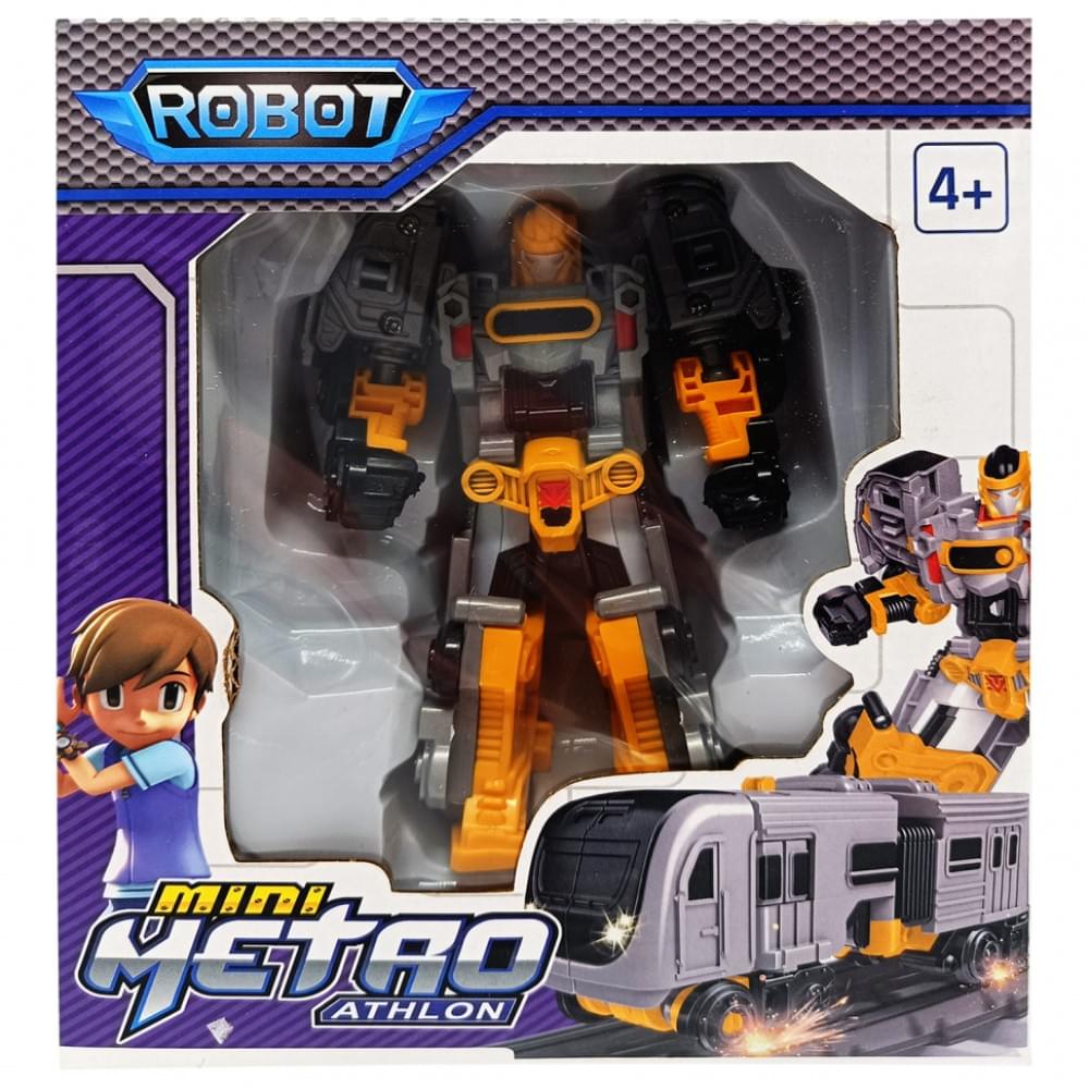 Машинка-трансформер "Tobot 2 в 1" 525-1(Blue-1) пластик Жовтий