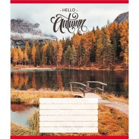 Зошит учнівський "Привіт осінь" 018-530117K-1 в клітинку, 18 аркушів