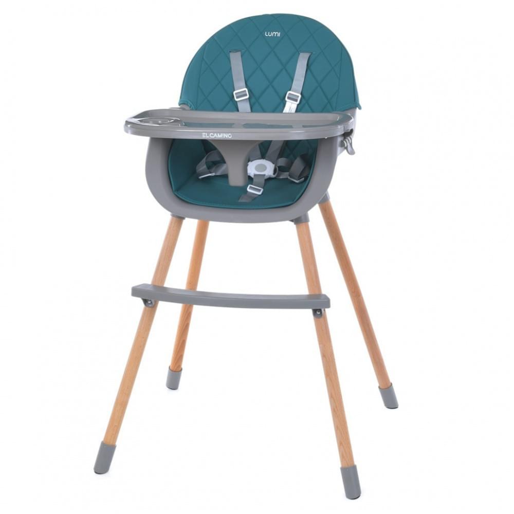 Стільчик для годування LUMI ME 1111 Teal екошкіра