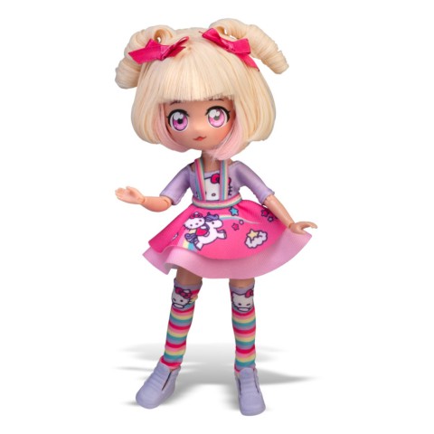 Дитяча лялька "Цукерка Єдиноріг" 4SF Manga Dolls HKTF0400 серії "Hello Kitty"