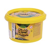 Набір креативної творчості "Stretch Sand" STS-02-01U 400 гр Жовтий