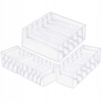 Набір органайзерів для зберігання білизни Springos HA3114 білий