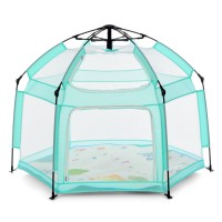 Дитячий манеж MR 1512 Dusty Green 146×127×110 см