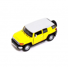 Дитяча залізна машинка TOYOTA FJ CRUISER КТ5343, інерційна Жовтий