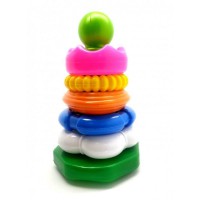 Дитяча розвиваюча пірамідка №2 1-080, 7 деталей
