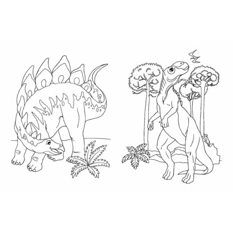 Велика книга розмальовок Динозаври 1736030, 64 сторінки