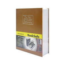 Сейф-книга з ключем для зберігання KBS-803(Brown) велика, 26,5х20х6,5 см