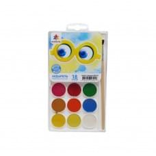 Дитяча медова акварель 400103, 18 кольорів