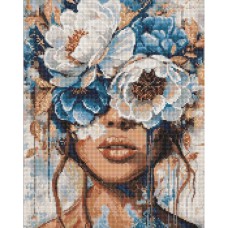 Алмазна мозаїка "Пелюстки Погляду" ©art_selena_ua AMO20222, 40х50 см