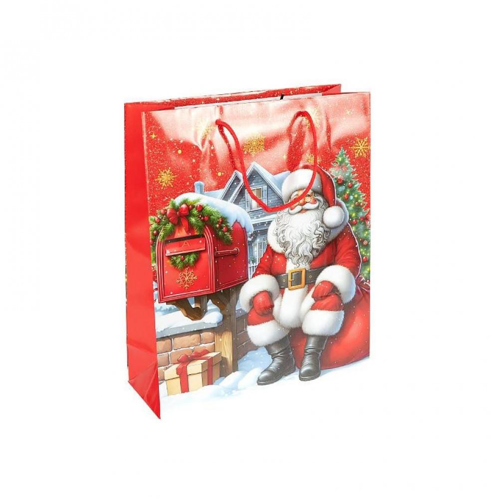 Пакет подарунковий "Новий Рік" 2579-1 розмір 18х21,5х8 см