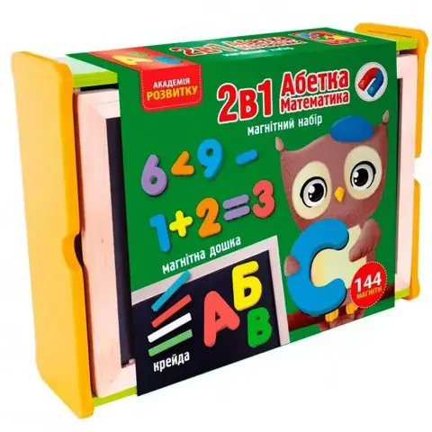 Гра настільна "Магнітний розвиваючий набір з дошкою" VT5411-17