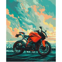 Картина за номерами "Байк" BS54129, 40х50 см
