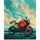 Картина за номерами "Байк" BS54129, 40х50 см