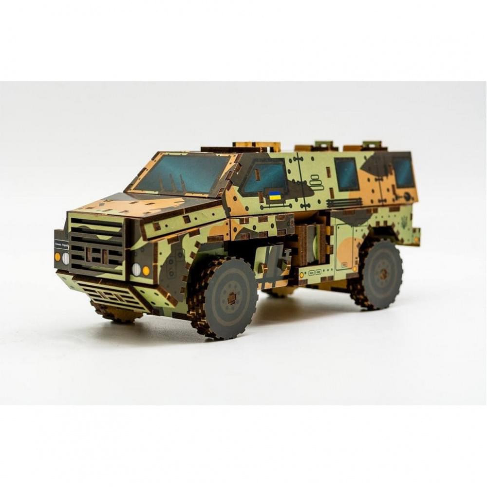 Дерев'яний 3D конструктор "Бушмастер" 139-0209, 139 деталей