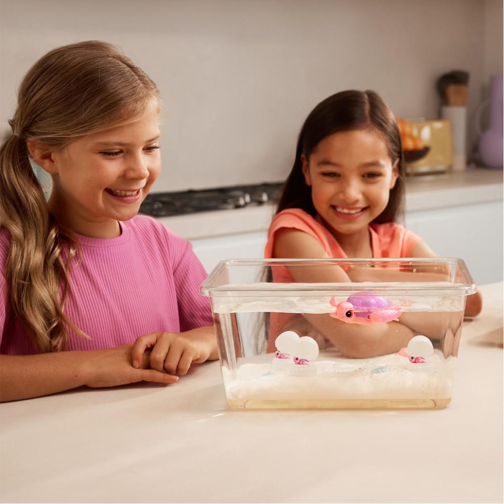 Інтерактивний ігровий набір Мама черепаха із сюрпризом Pets & Robo Alive 9560 "Mama & Baby Surprise"