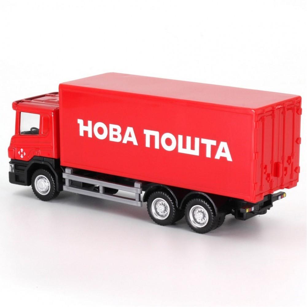 Автомодель дитяча Scania "Нова Пошта" TechnoDrive 250414U, масштаб 1:64 Автомодель дитяча Scania "Нова Пошта" TechnoDrive 250414U, масштаб 1:64
