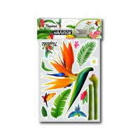 Набір декоративних наліпок А3 "Tropical" НДН-01-4