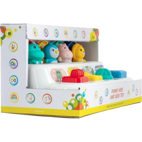 Дитяча розвиваюча гра-сортер "Кумедні хованки" Baby Team 8618