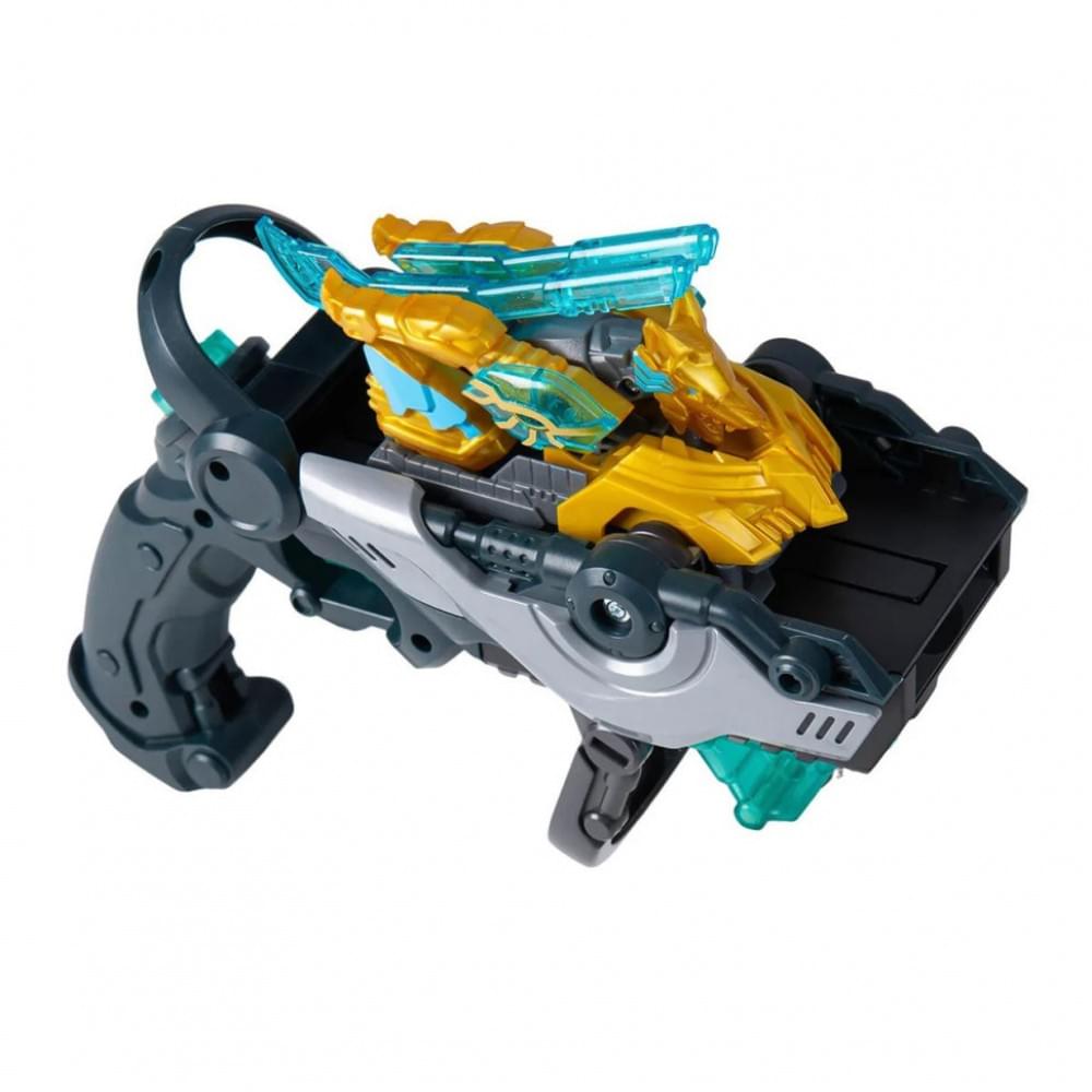 Дитячий ігровий набір S5 L1 СОЛЕНТ Screechers Wild! EU686114 запускач-бластер, машинка-трансформер