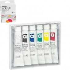 Набір акрилових фарб "Art Ranger Acryliс" PA31.06012A 12 мл 6 кольорів