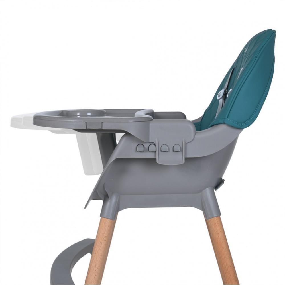 Стільчик для годування LUMI ME 1111 Teal екошкіра