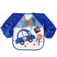 Слинявчик із рукавами "Авто" MGZ-0610-6 клейончастий, на зав'язках