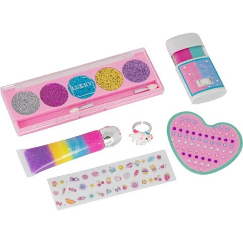 Дитячий набір кометики "Волосся та макіяж" T20727 палетка 5 кольорів