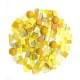Набір скляних камінців для мозаїки 6505, 200 грам, 150-180 шт, 4 мм, жовтий