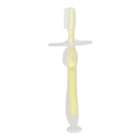Силіконова зубна щітка Mumlove MGZ-0707(Yellow) з обмежувачем