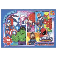 Дитячий пазл "Месники" AV512 постер, 70 елементів