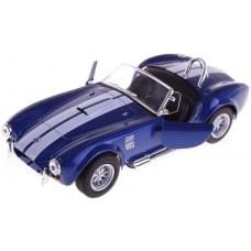 Дитяча колекційна машинка SHELBY COBRA KT5322W інерційна Синій