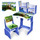 Дитяча Парта N 2071-13-4 синій, зі стільчиком