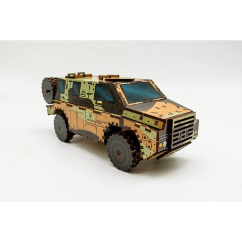 Дерев'яний 3D конструктор "Бушмастер" 139-0209, 139 деталей