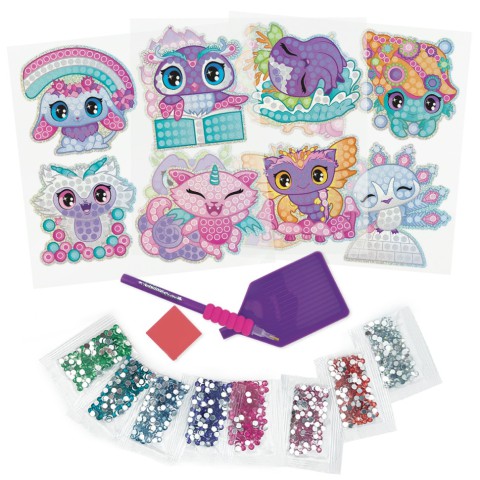 Набір для створення стікерів Космічні вихованці Nebulous Stars 11023 з алмазною мозаїкою