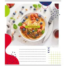 Зошит учнівський "Інста сторі" 012-510249C-1 в косу лінію, 12 аркушів